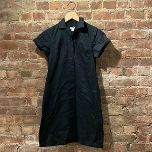 J.crew black collared dress